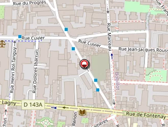 Carte de Architrède à Montreuil