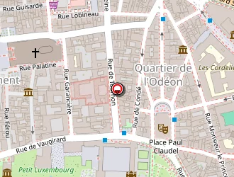 Carte de Hôtel Le Sénat à Paris