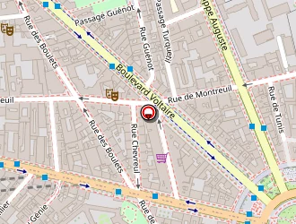 Carte de Falgas Fanny à Paris