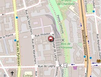 Carte de Nation Ambulances à Paris