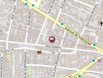 Carte de La Cantina à Vincennes