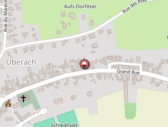 Carte de Stade De Football à Uberach