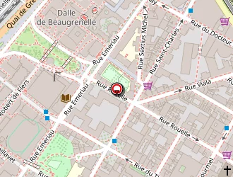 Carte de Café Michel à Paris