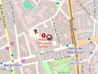 Carte de Avron Audit Et Comptabilité à Paris
