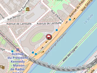 Carte de E6 Du Front De Seine à Paris