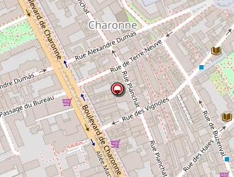 Carte de Librairie Nation à Paris