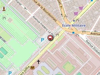 Carte de Gsbb Ecole Militaire à Paris