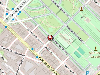 Carte de Saab Rive Gauche à Paris