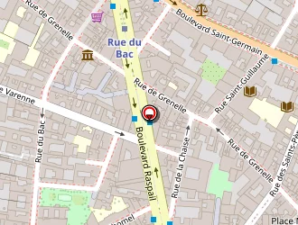 Carte de Gérard Darel à Paris