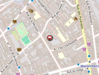 Carte de Aux Forges De L'est à Paris