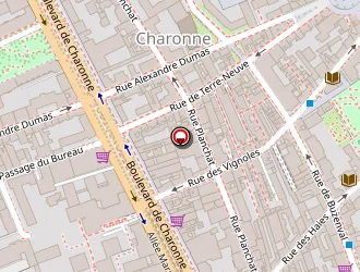 Carte de Gan's Auto à Paris