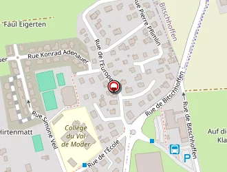 Carte de Collège Val De Moder à Walck (la)