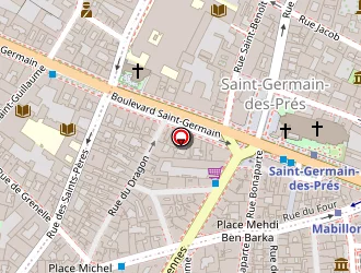 Carte de Ste Passés Croisées à Paris