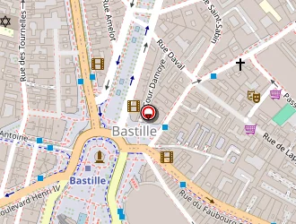 Carte de La Cavetiere à Paris