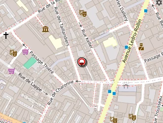 Carte de Le Motel à Paris