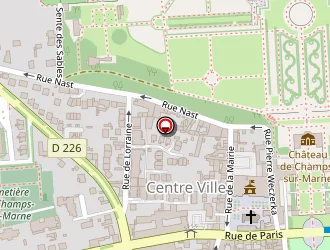 Carte de Domaxis à Champs-sur-marne