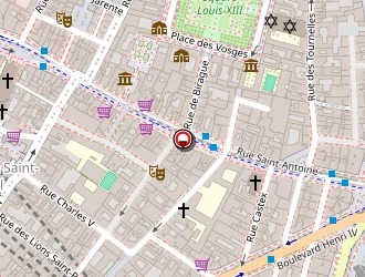 Carte de Arp Paris à Paris