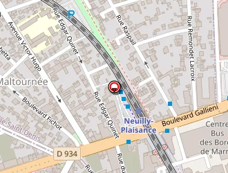 Carte de Trabat à Neuilly-plaisance