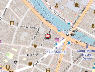 Carte de Gibert Jeune à Paris