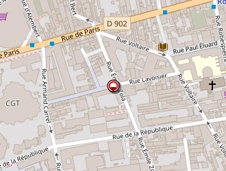 Carte de Auto Est à Montreuil