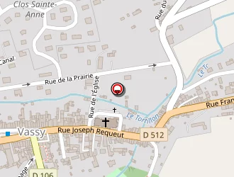 Carte de Boucle De Randonnée à Vassy