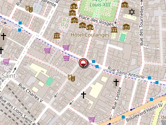 Carte de Meunié Hubert à Paris