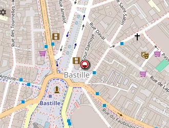 Carte de Le 25 à Paris