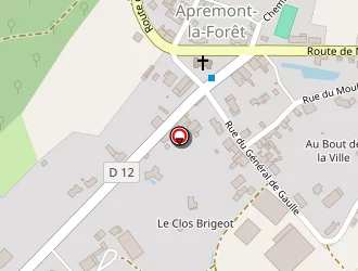 Carte de Gueyraud Agri à Apremont-la-forêt