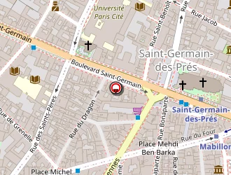 Carte de La Divina Commedia à Paris