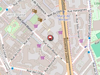 Carte de Duflo Annie à Paris