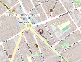 Carte de Econet à Paris