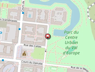 Carte de 1.2.3 Taxi à Serris