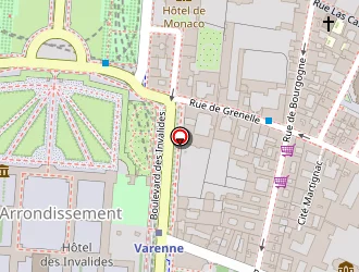 Carte de Tombeau De Napoléon à Paris