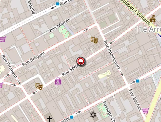 Carte de Big Moustache à Paris