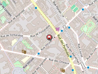 Carte de La Fabrique Aux Oiseaux à Paris