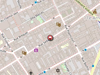 Carte de Porcher Distribution à Paris