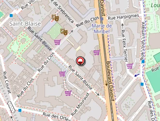 Carte de Le Paris Foot à Paris