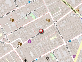 Carte de Usine Du Meuble à Paris