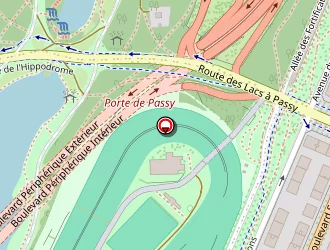 Carte de Stade Suchet à Paris