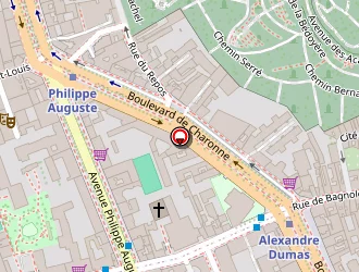 Carte de Mini-coccinelles à Paris