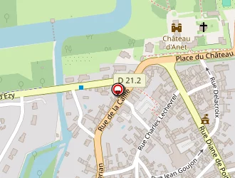 Carte de Ecole Maternelle à Anet