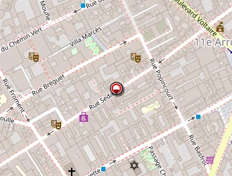 Carte de Physiomins à Paris