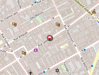 Carte de Café Des Anges à Paris