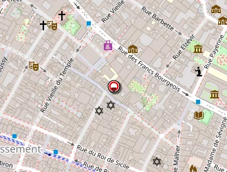 Carte de Au Bourguignon Du Marais à Paris