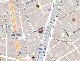 Carte de Saint-macary Catherine à Paris