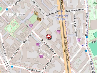 Carte de Milivojevic Dragoslava à Paris