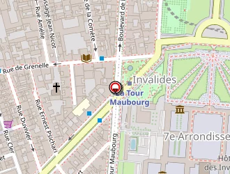 Carte de Hotel Muguet à Paris