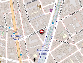 Carte de Fleur De Nuit à Paris