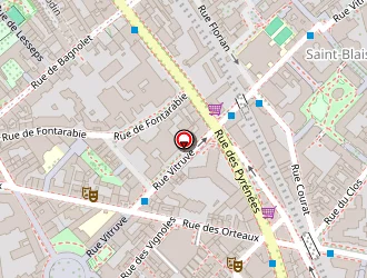 Carte de Hayet à Paris