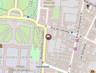 Carte de Musée Rodin à Paris